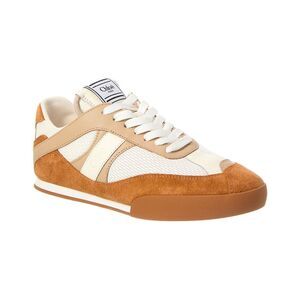 Chloé Kick Leather Sneaker, Brown